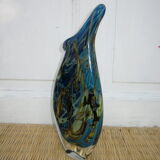 Blue vase art deco style