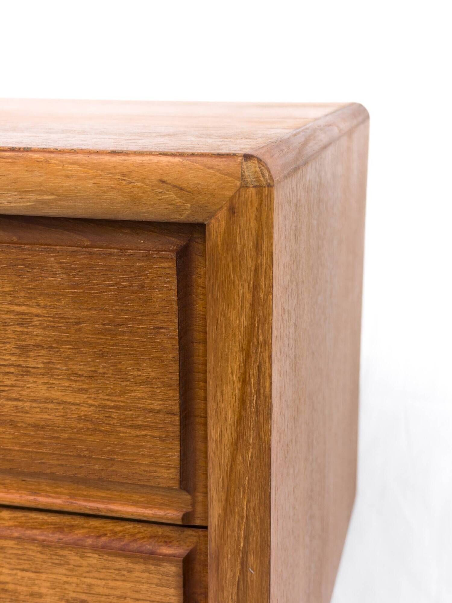 Vintage teak bedside table, 1960s