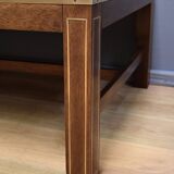 Grande table basse échiquier en acajou, goût Jansen – 2ème partie XXe