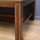 Large chessboard coffee table in mahogany, Jansen style – 2nd half of the 20th century.