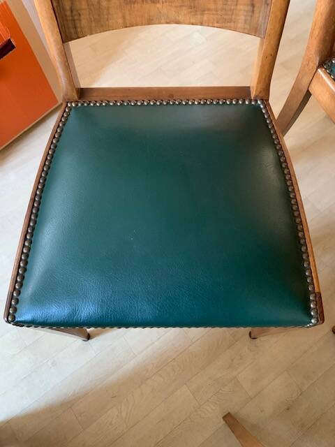 6 Art Deco style chairs