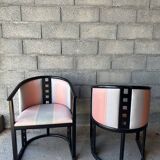 Pair of modernist armchairs