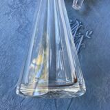 Art Deco crystal and sterling silver carafe