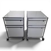 Set of 2 USM Haller cabinets