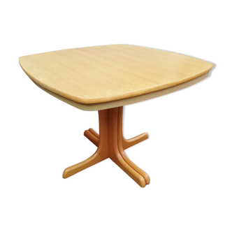 Vintage table oval light wood
