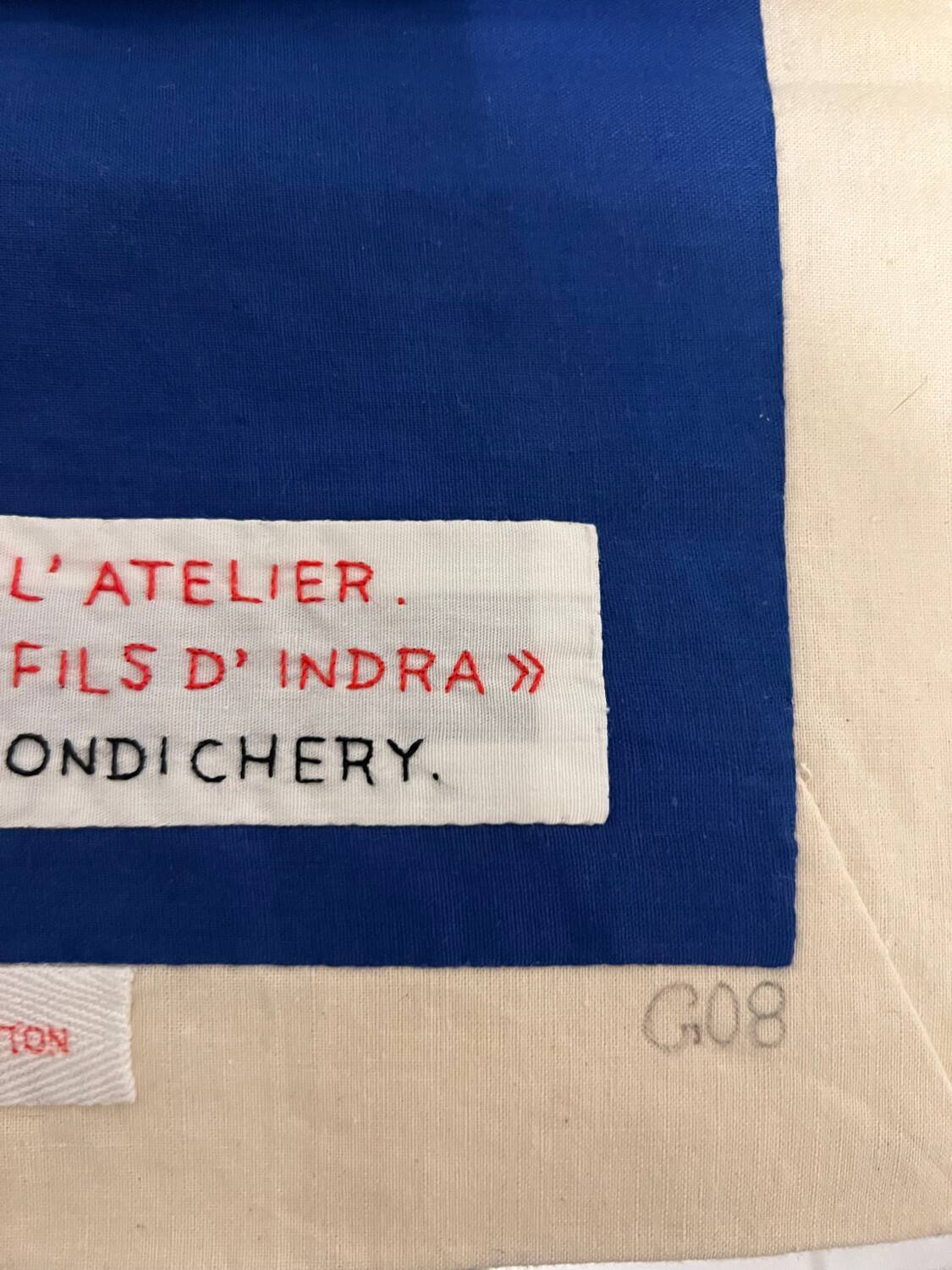 Vintage patchwork au fils d'indra 1970