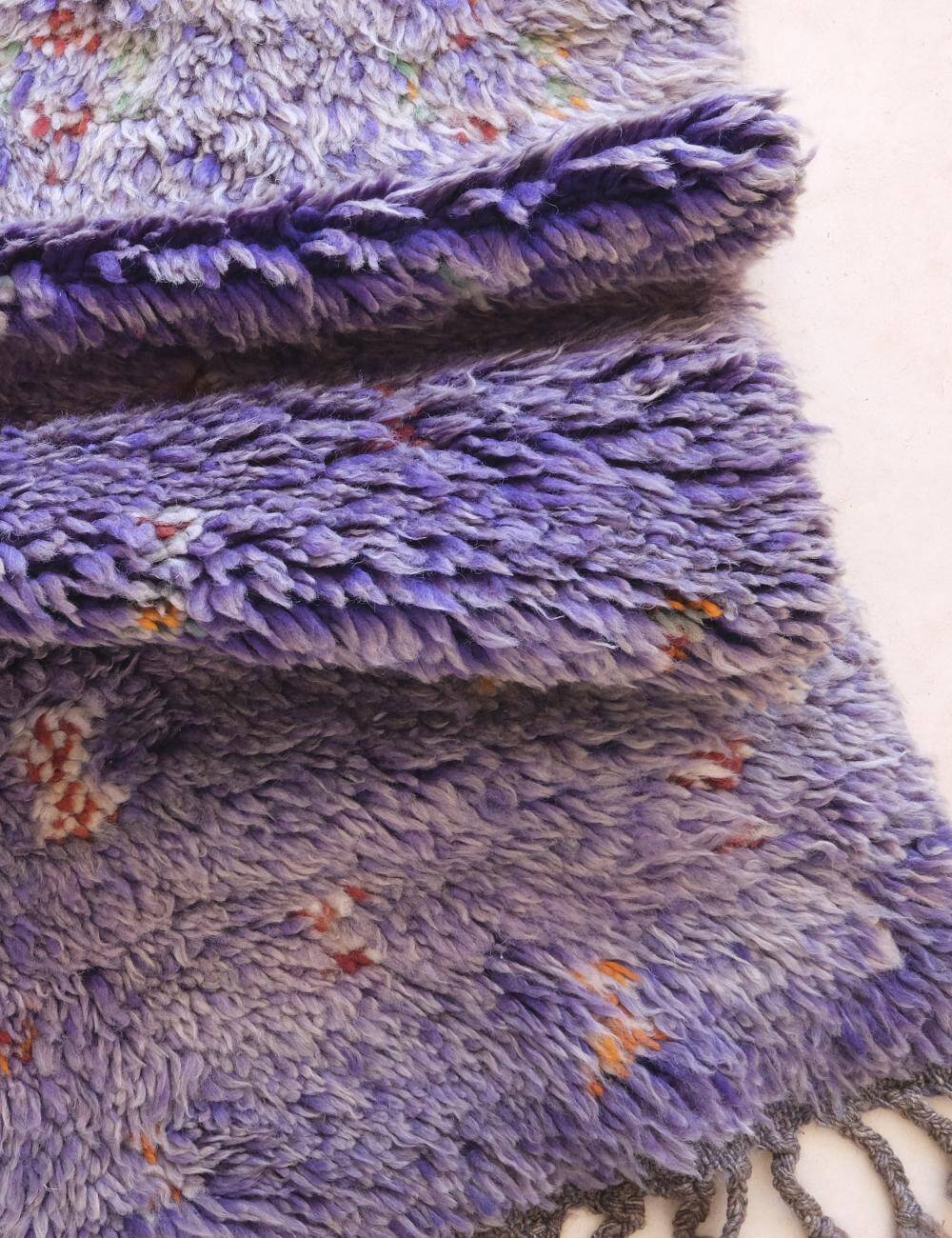 Vintage Berber Lavender Rug - 280 x 152 cm