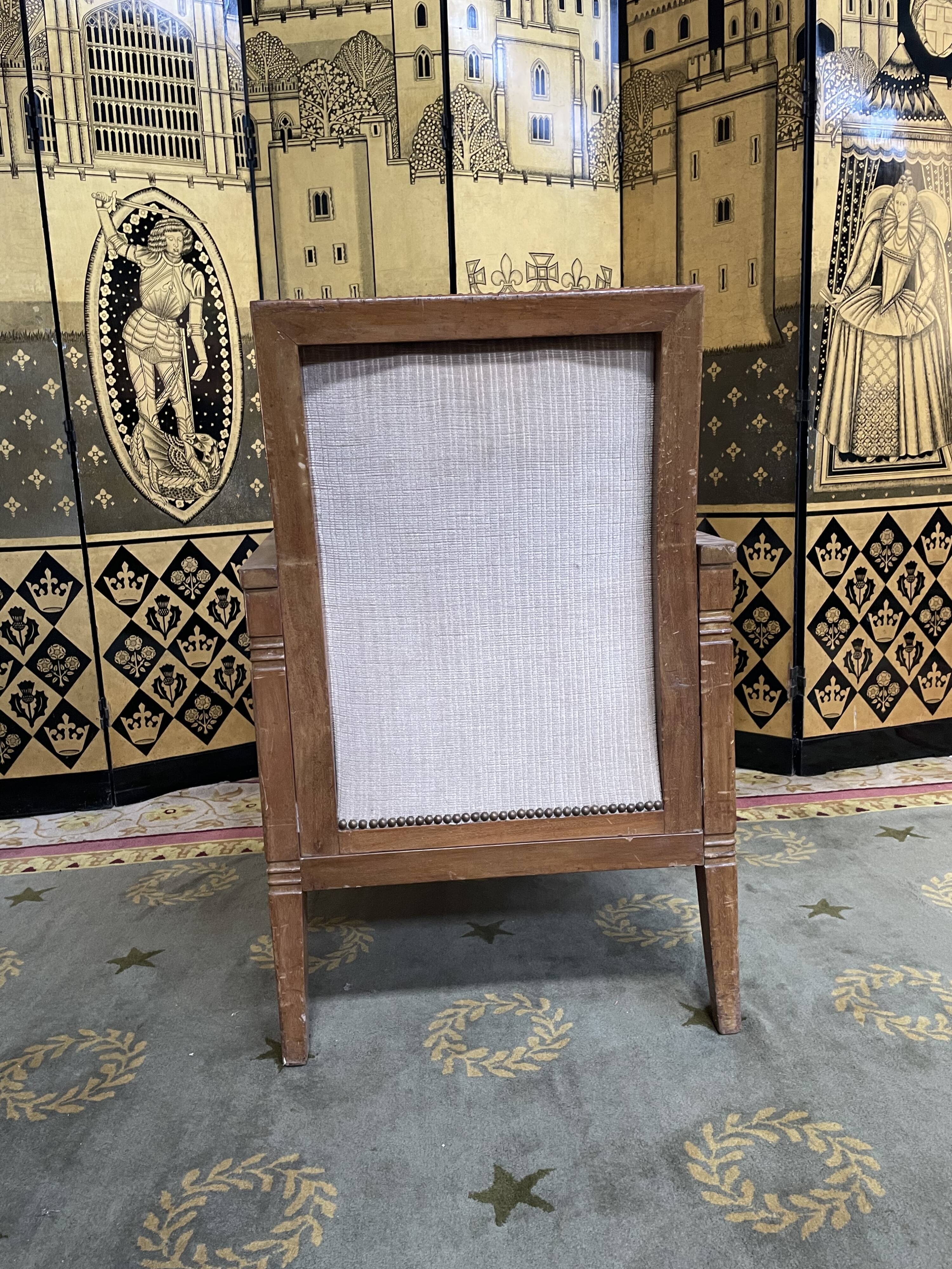 Velvet rest chair 1950