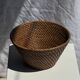 Panier rond en rotin artisanal indonésien D25 H14