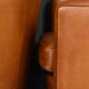 Pair of Solange club armchairs in sheepskin leather – reproduction