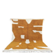 Traditional handmade Beni Ouraine rug, size 150 x 250 cm, orange