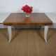 Dining table with art deco extensions revamped curved legs