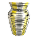Alessio Tasca vase with geometric decoration from the 50s