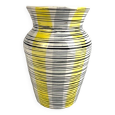 Vase Alessio Tasca décor géométrique années 50