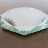 Pair of octagonal mirrors beveled 40s 50s