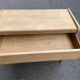 Commode scandinave 4 tiroirs rénovée en bois brut 1940