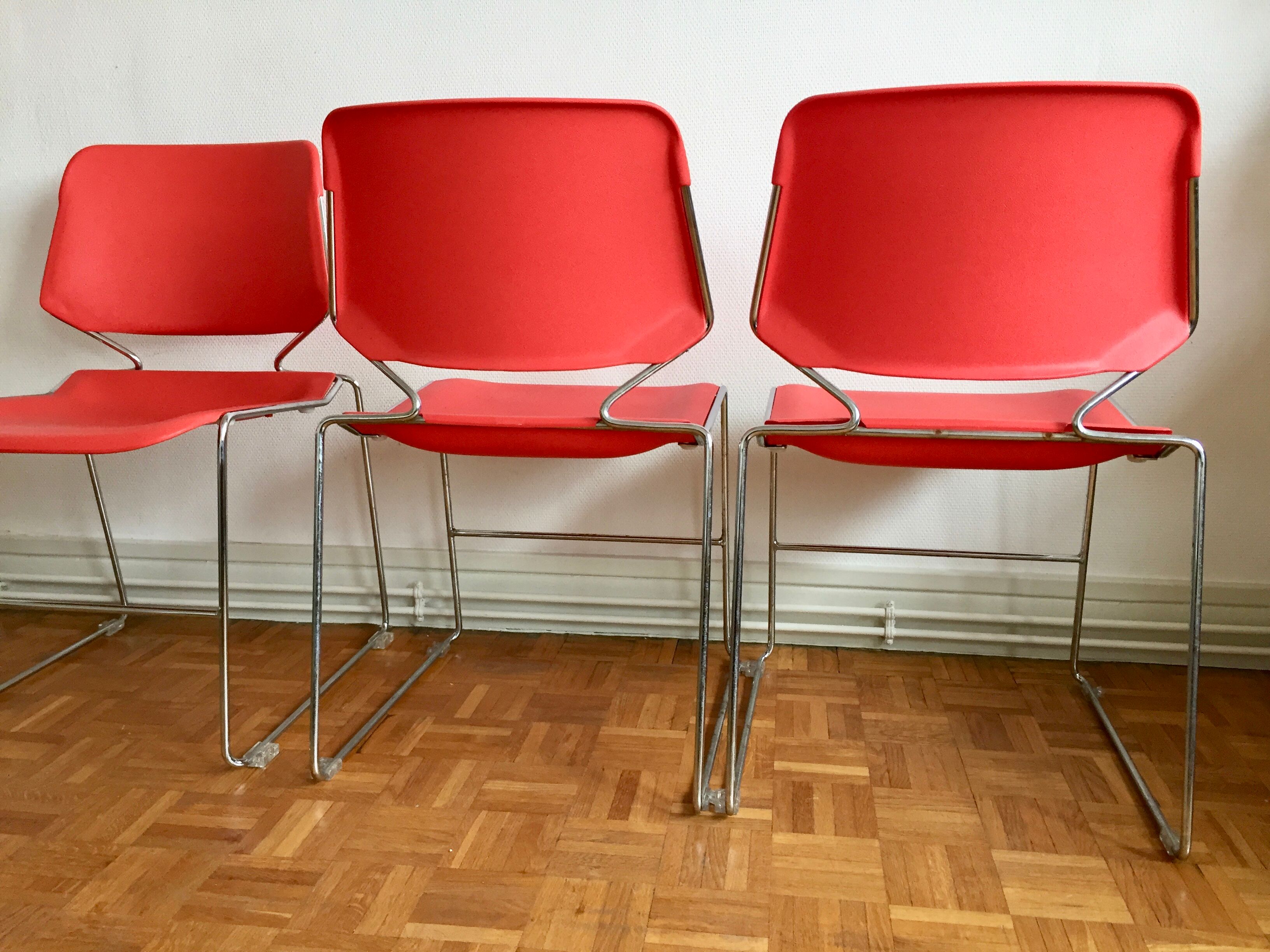 4 chairs Eurosit by Matrix Krueger - 1980