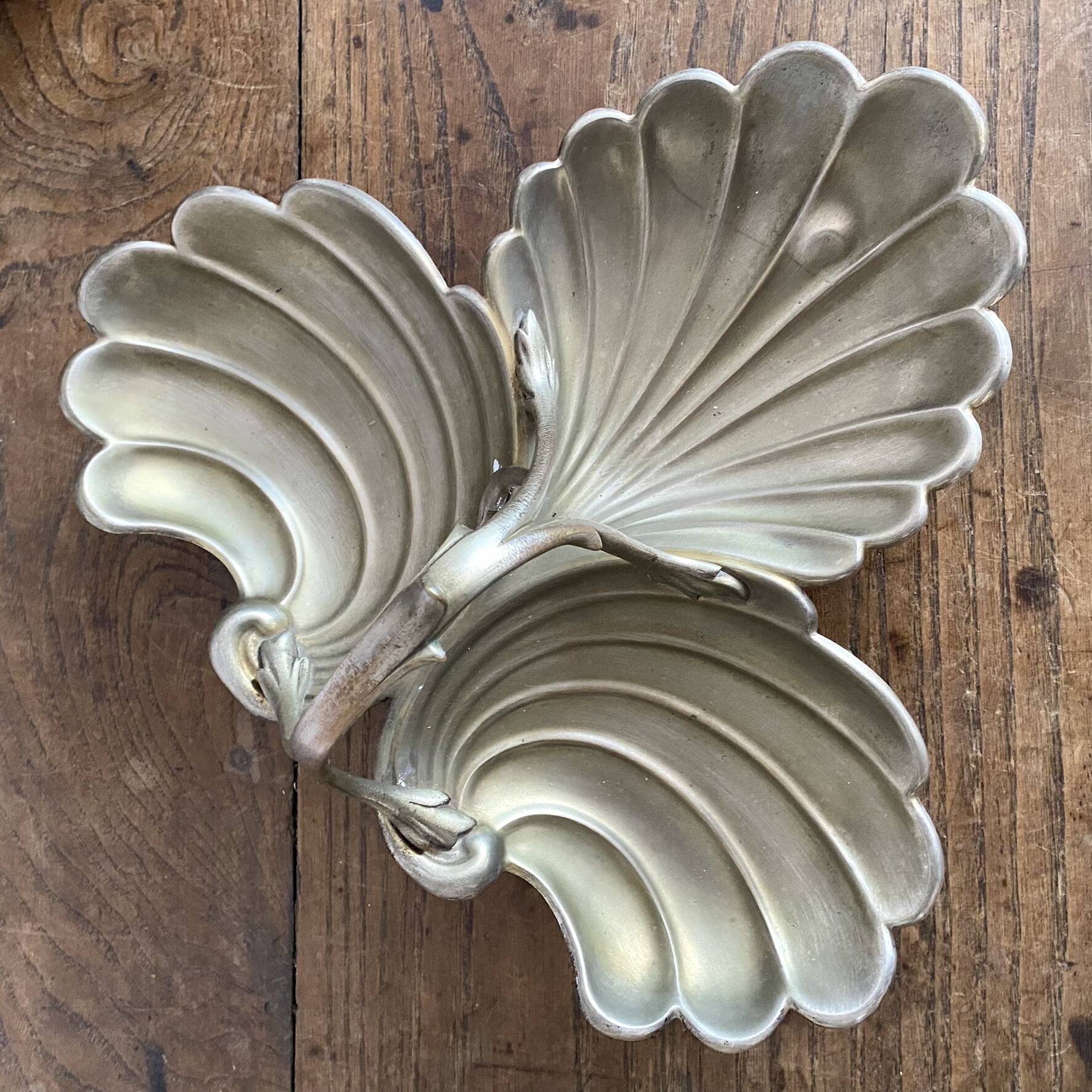 Art Nouveau silver-plated serving tray