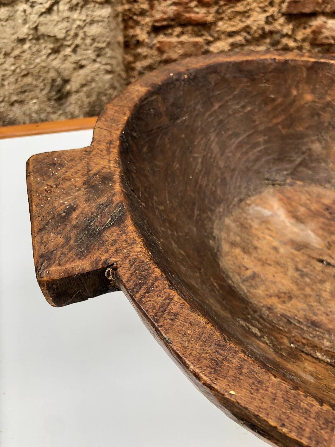 Saladier en bois brut
