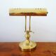 Brass desk lamp