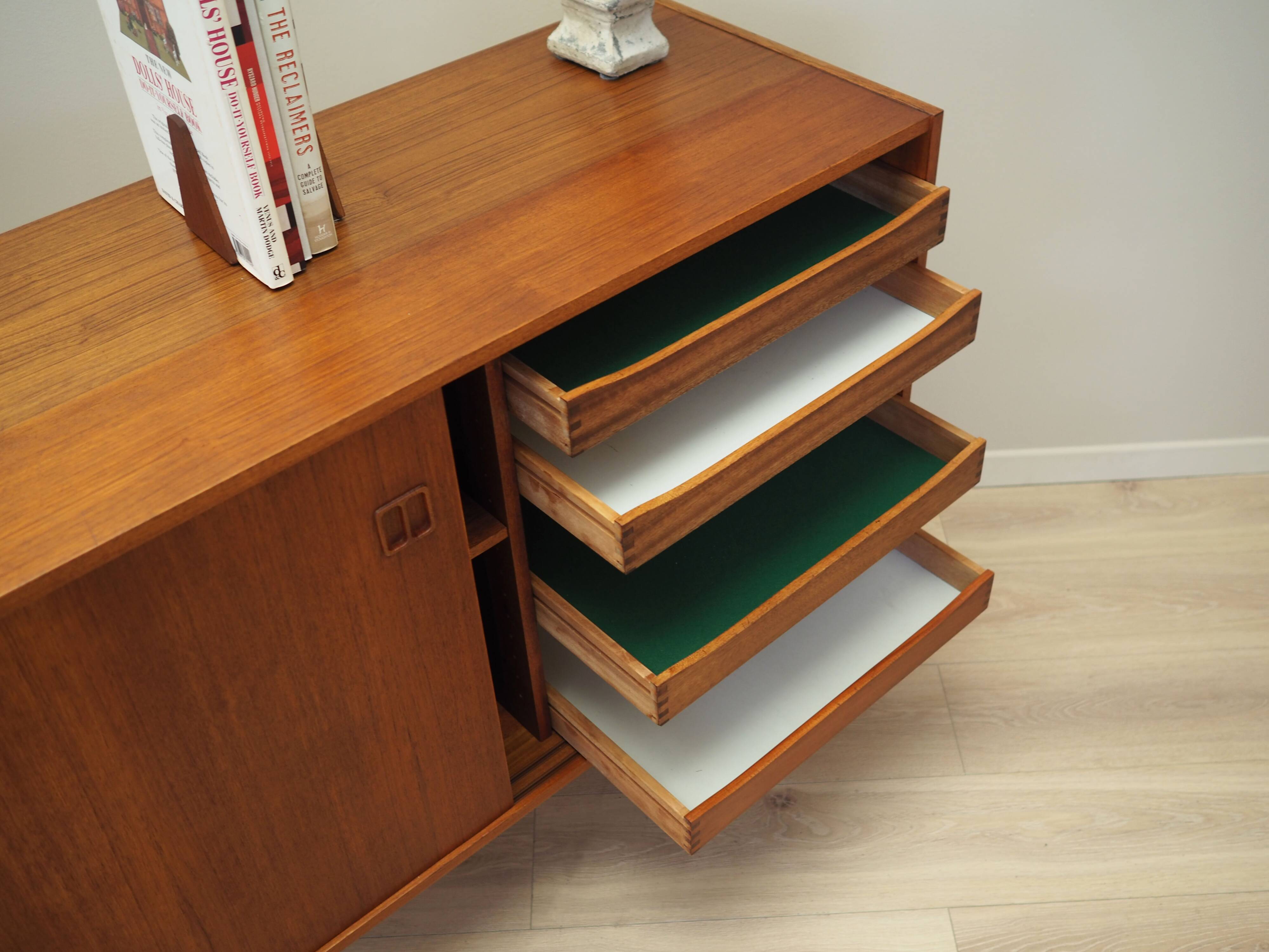 Teak sideboard, Danish design, 1970s, production: Denmark