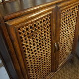 rattan shelf