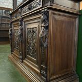 Pair of 2-part glass-fronted bookcases