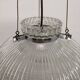 XL dome pendant light in blown glass, Italy circa 1960