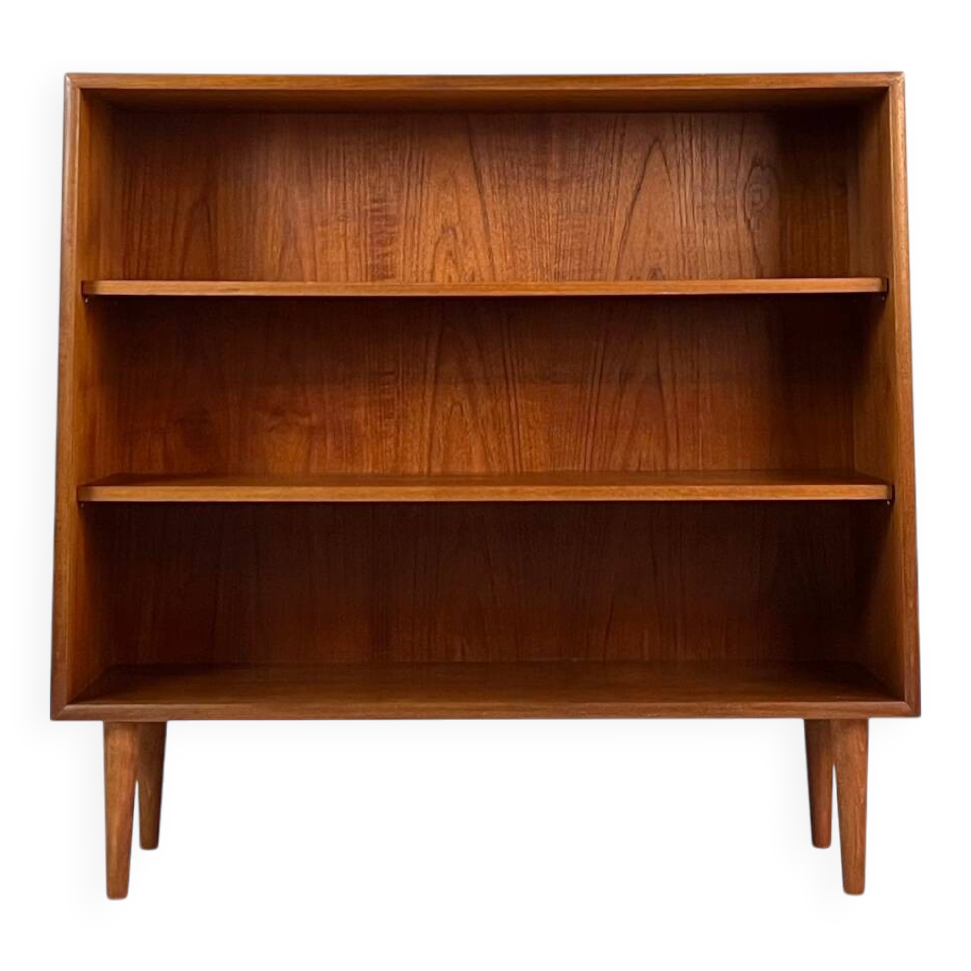 Mid-century teak bookcase shelf highboard 60s WK vintage