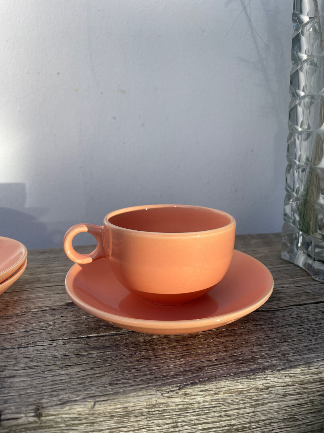 6 tasses en céramique maison Pagnossin Italie 