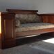 Vintage Oak Sofa / Couch, Antique Empire Danish Craftmanship 1880-1910s