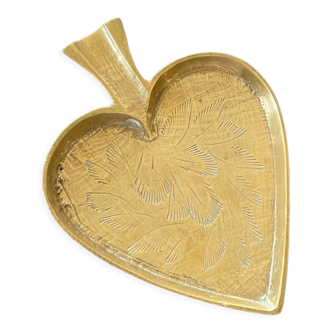 Vintage brass ashtray