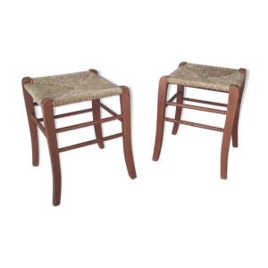 paire de tabourets vintage