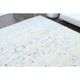 1970s Vintage Persian Handmade Wool Cotton Light Blue Area Rug 291x397