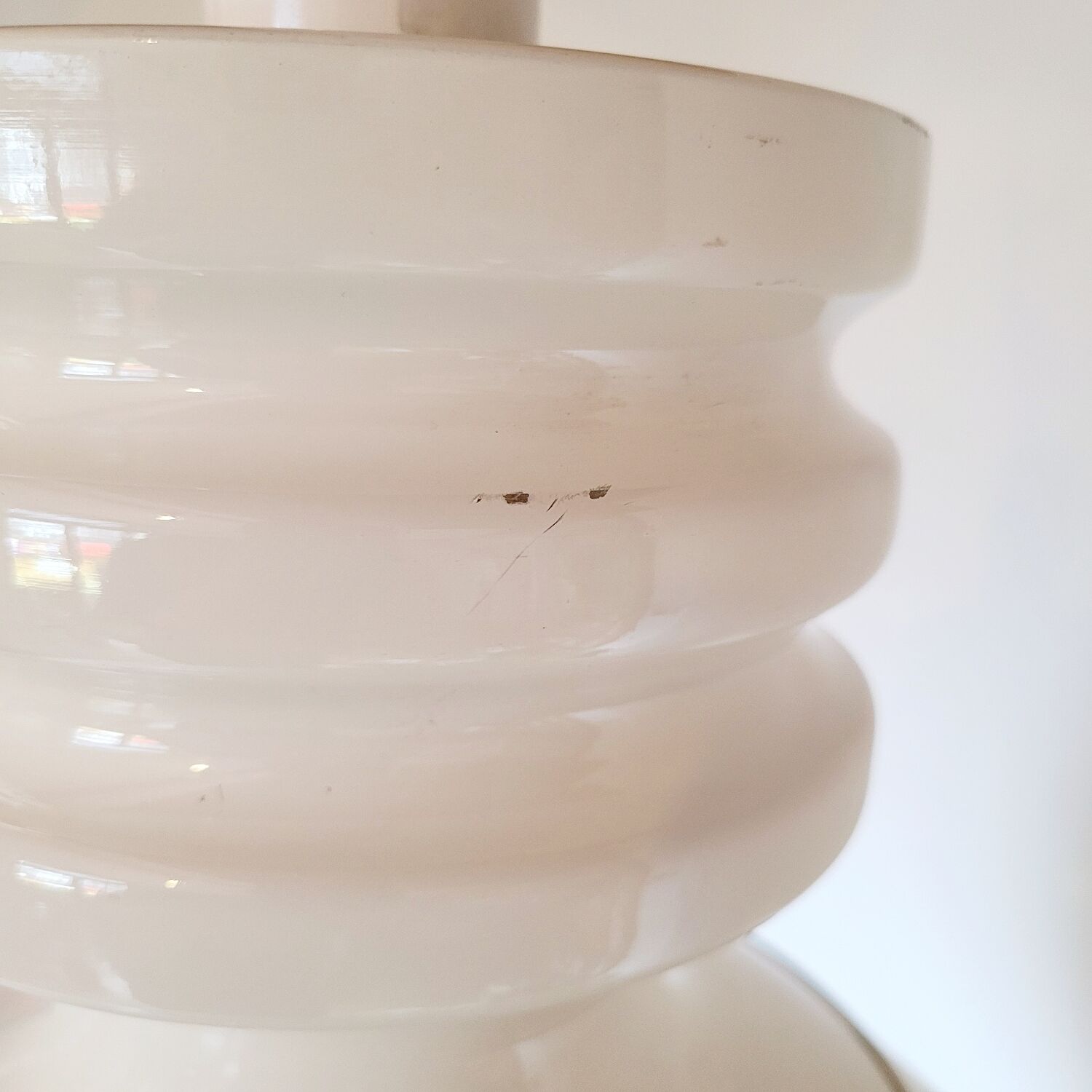 Large opaline suspension 1970s