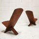 Paire de chaises en bois Palabre