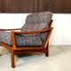 Modernist Teak easy chair from Glostrup, Denmark 1960s