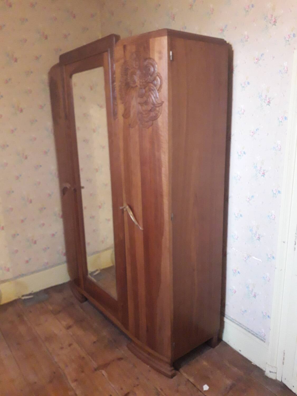 Art deco art nouveau wardrobe