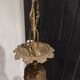 Brass grapefruit chandelier