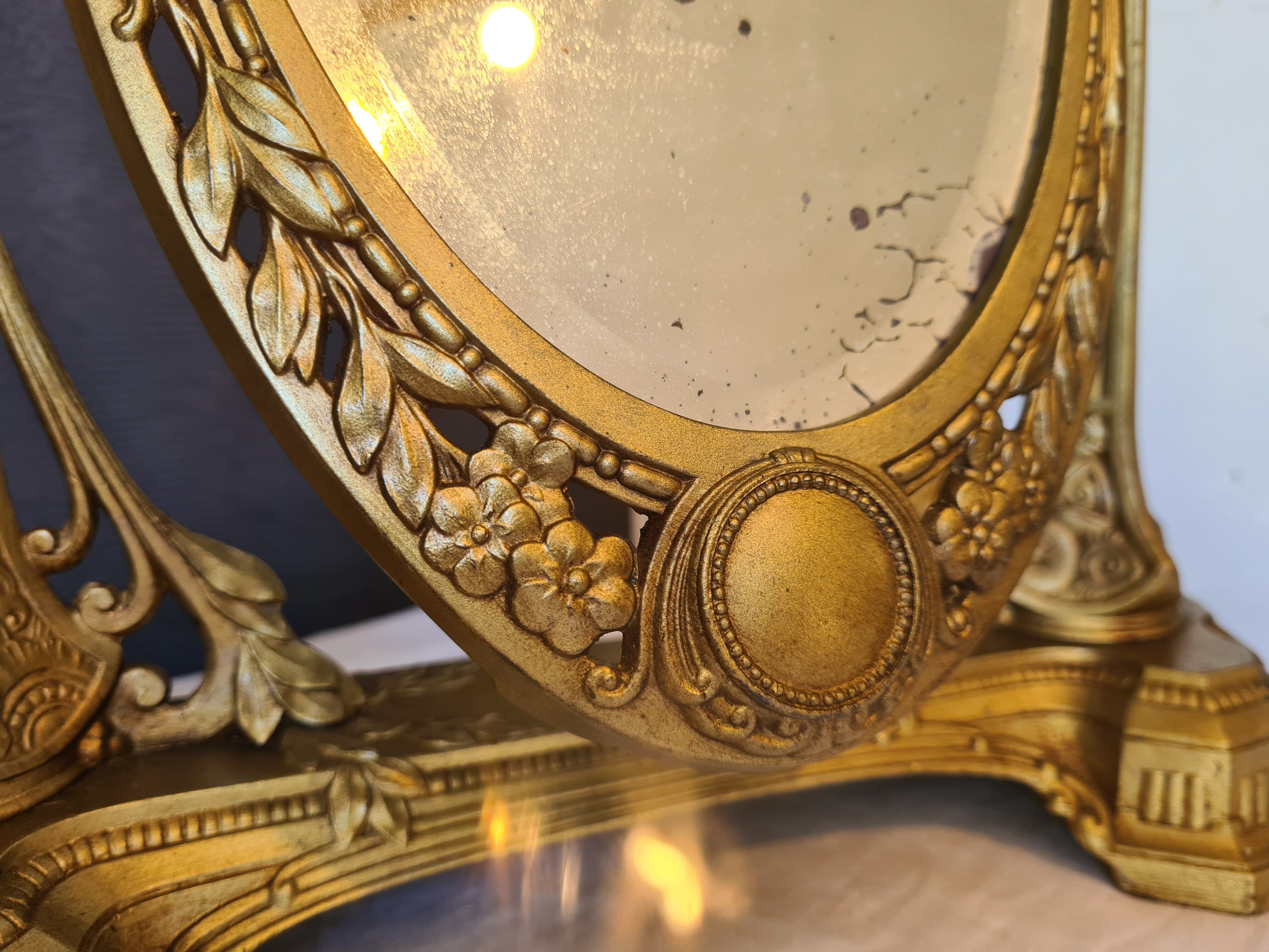 Psyche doré  art déco