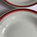 4 vintage HBCM plates