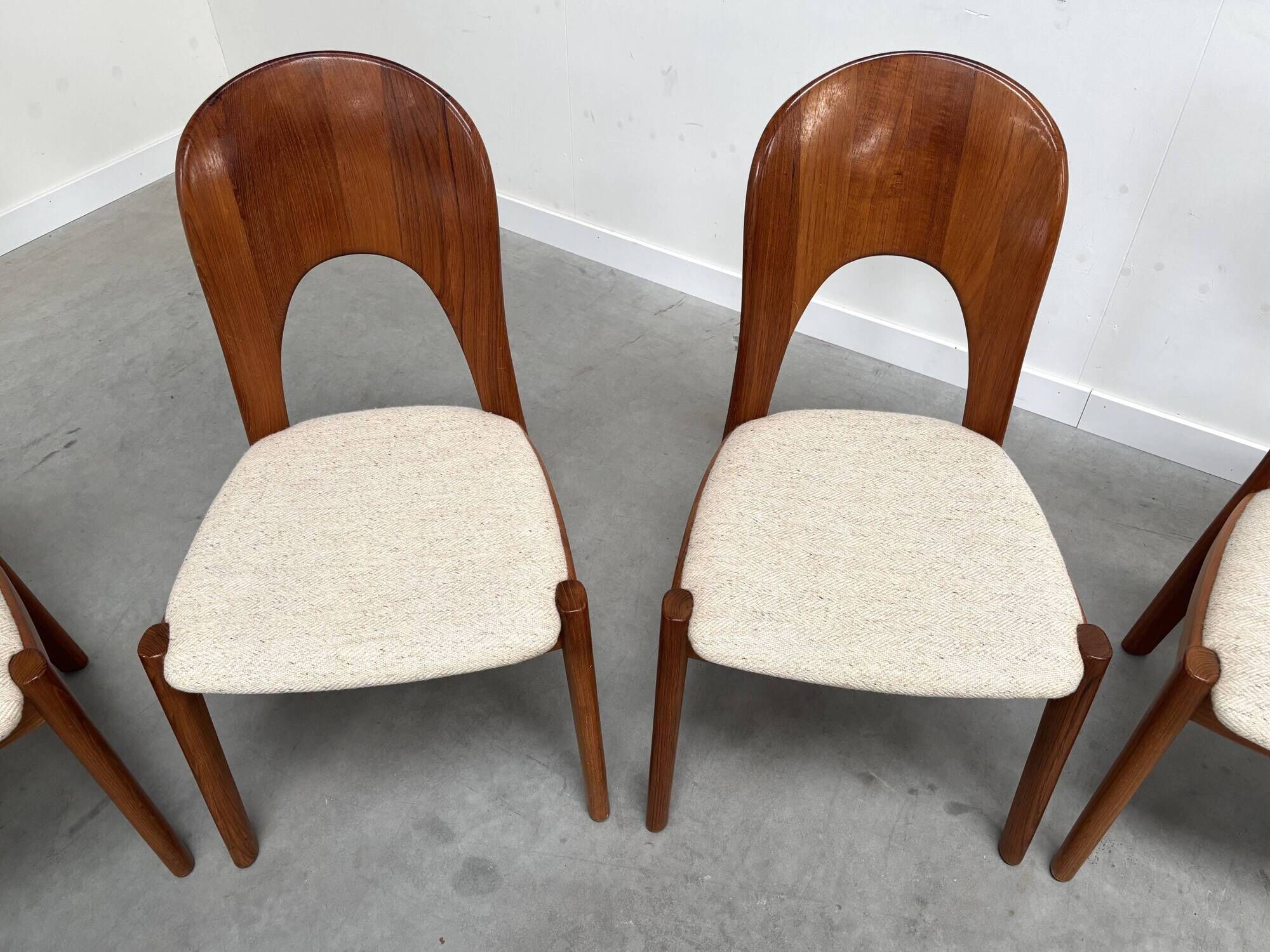 6x Dining chairs by Koefoeds Hornslet, 1970s