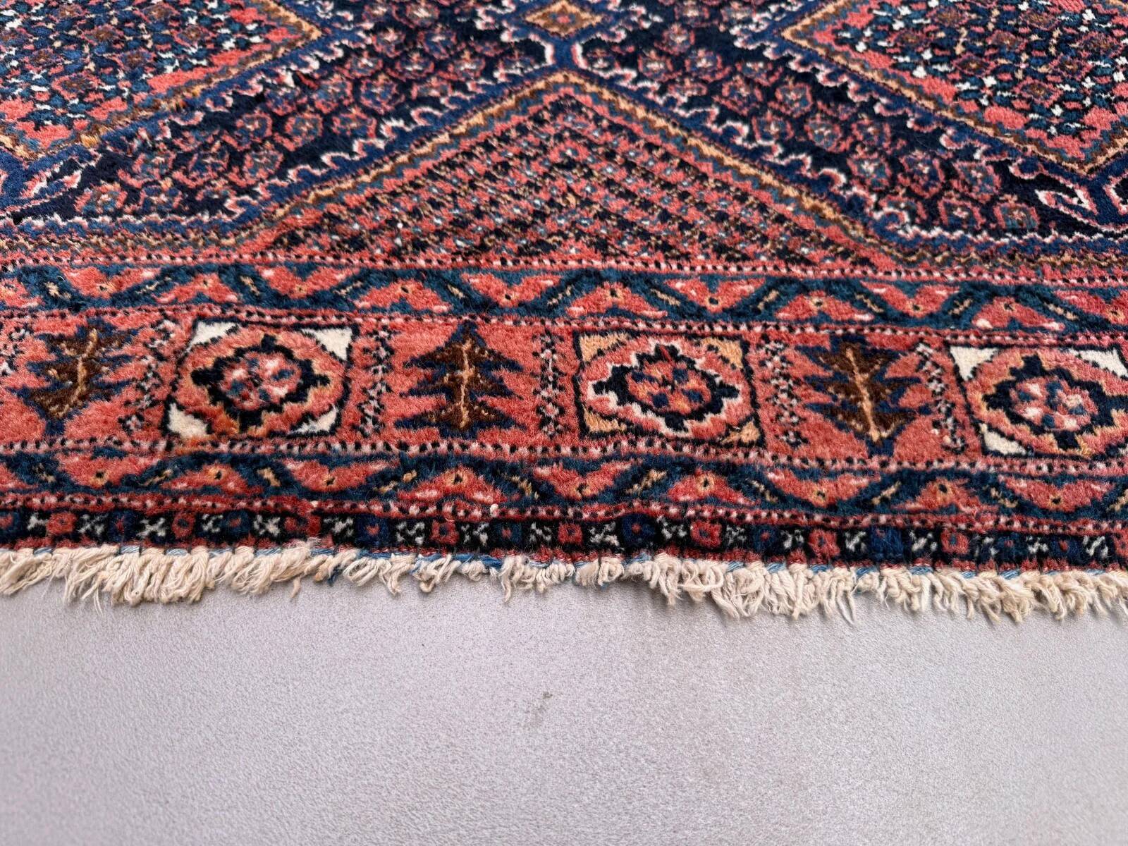 Vintage Kamseh rug 147x203 cm, medium, tribal oriental carpet 2542
