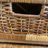 Storage unit, rattan chest of drawers