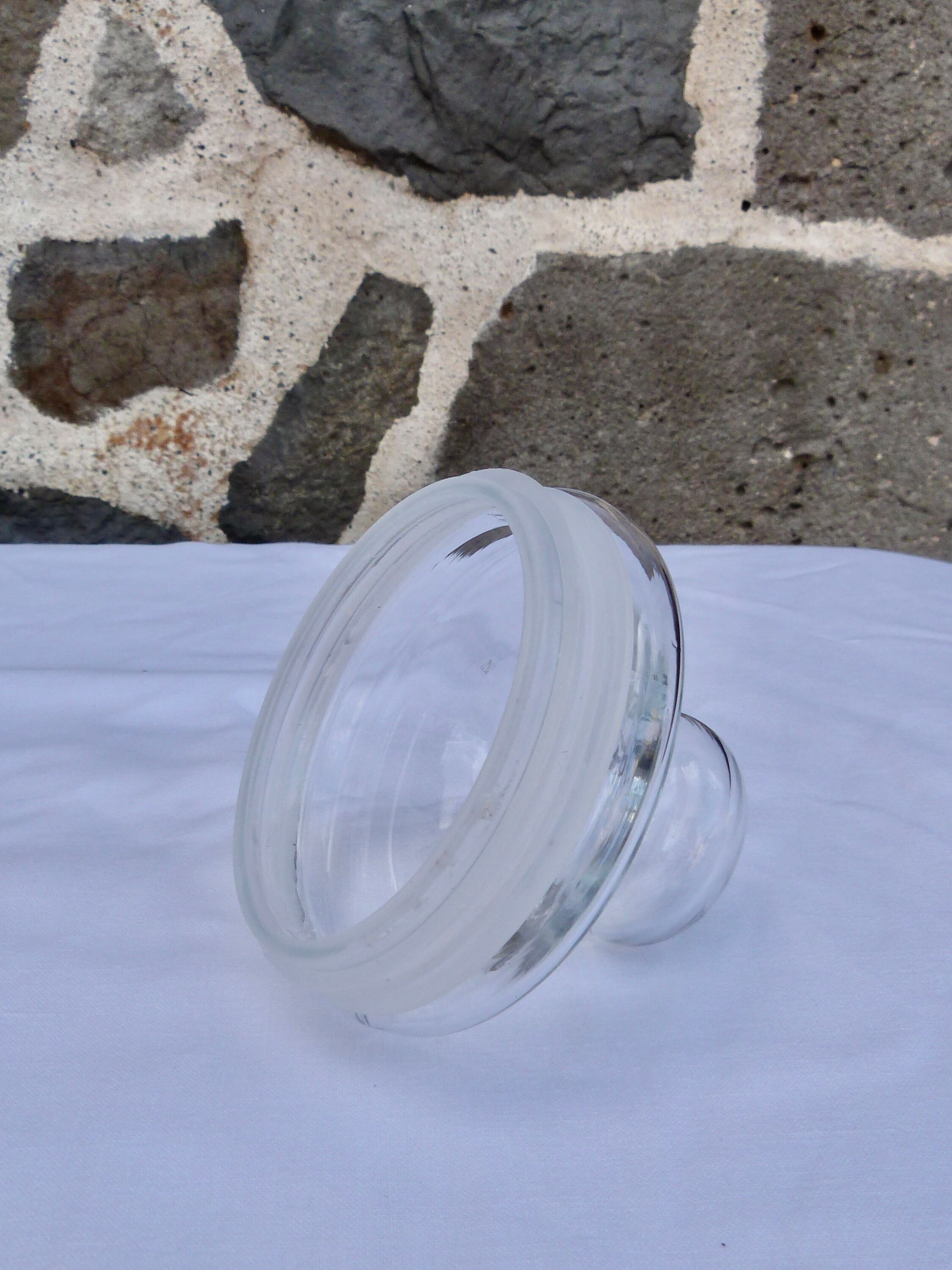 Set of 5 glass spice jars