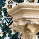 Old plaster wall console