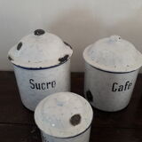 Serie pots émaillés