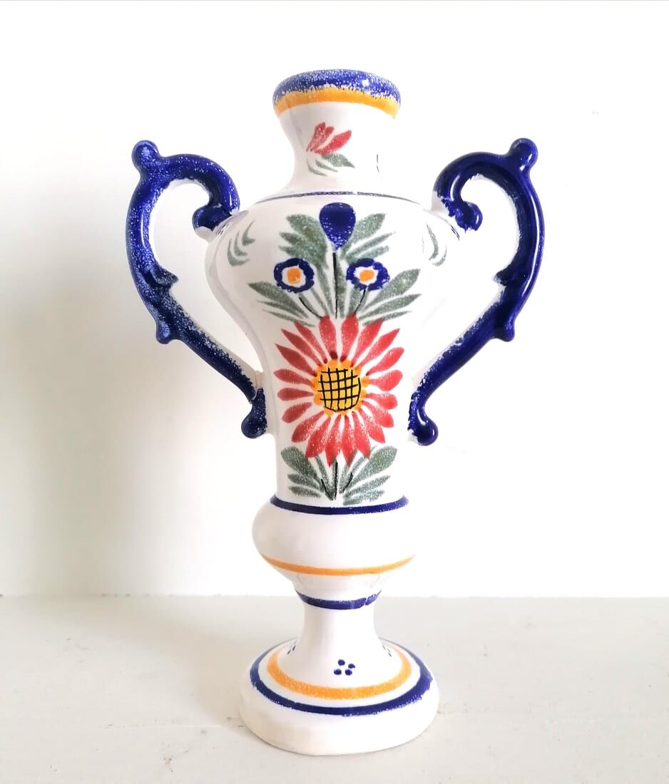 Soliflore in earthenware Henriot Quimper