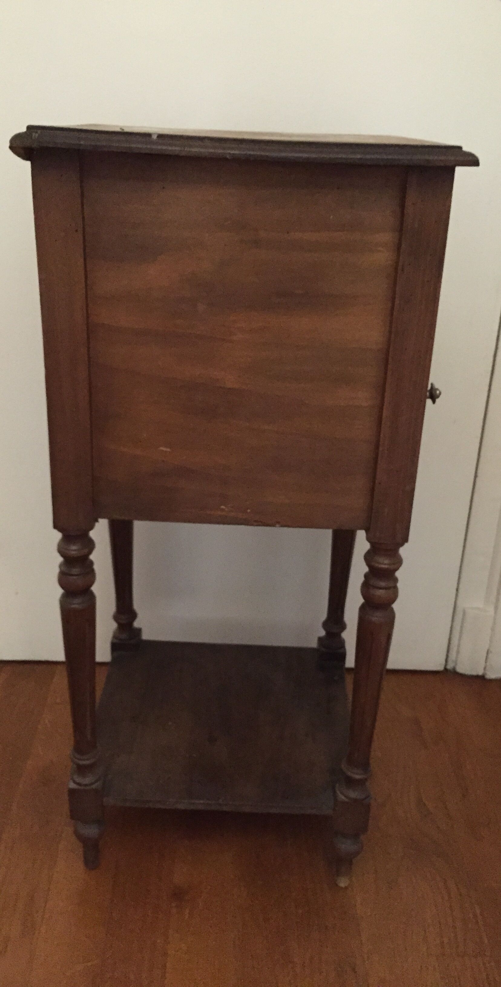 Old bedside table