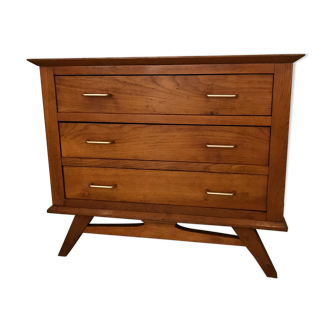 Vintage light wood dresser